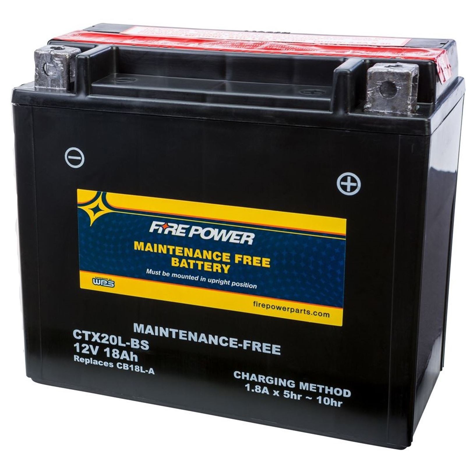 Fire Power Battery CTx20L-BS Maintenance Free CTX20L-BS