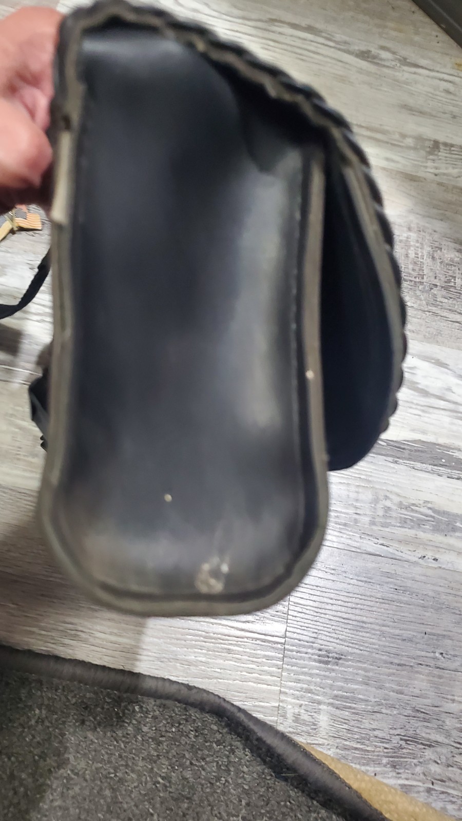 Willie & Max Braided Leather Tool Pouch w/pins & Sissy Bar Duffel Bag Motorcycle
