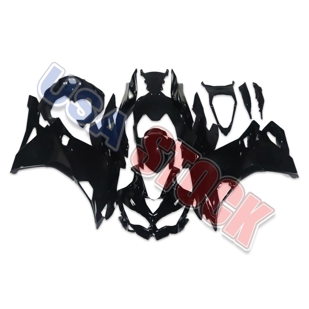 US Stock Glossy Black Fairing Fit for Kawasaki 2023 NINJA ZX-4R ZX-4RR a004