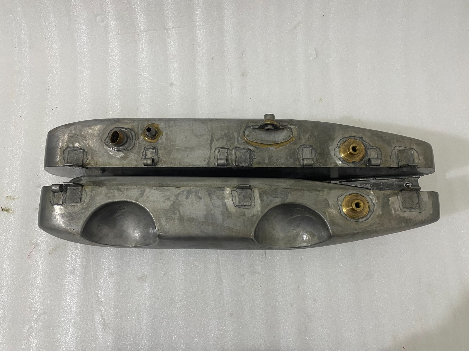 Harley Davidson JD Model 1920 To 1924 Gas Oil Fuel Tank Soldered Tin Plated