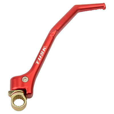 Tusk Forged Aluminum Kick Starter Anodized Red – Fits: Honda CR250R 2005–200