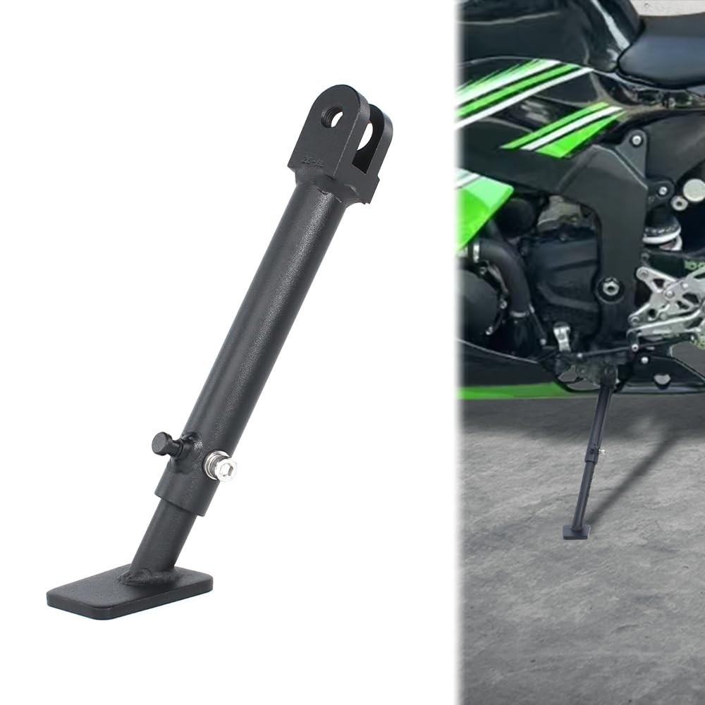 Adjustable 3-Inch Kickstand for Ninja ZX-6R 2013-2026 | Steel Side Stand