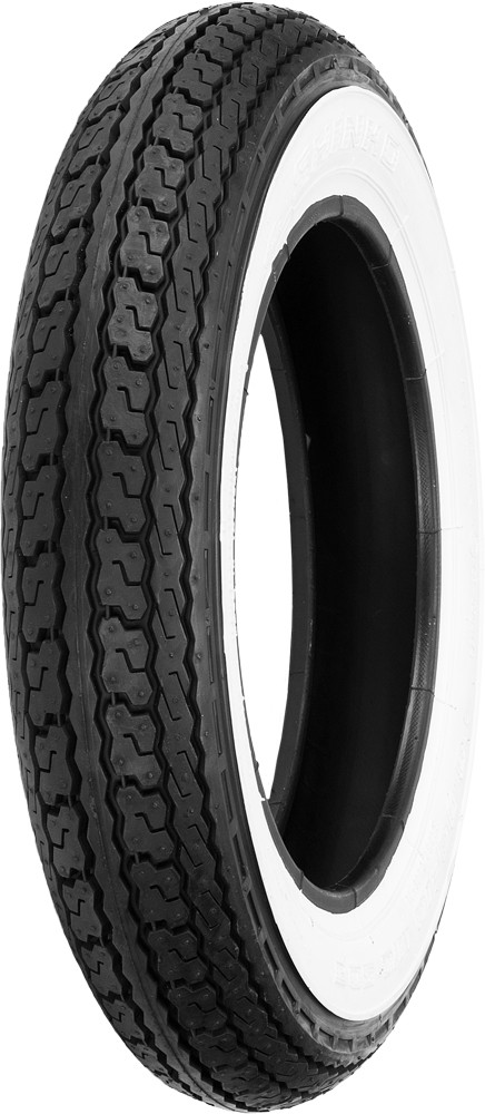 Shinko SR550 Classic Scooter Front/Rear Tire 3.50-8 Whitewall 46J