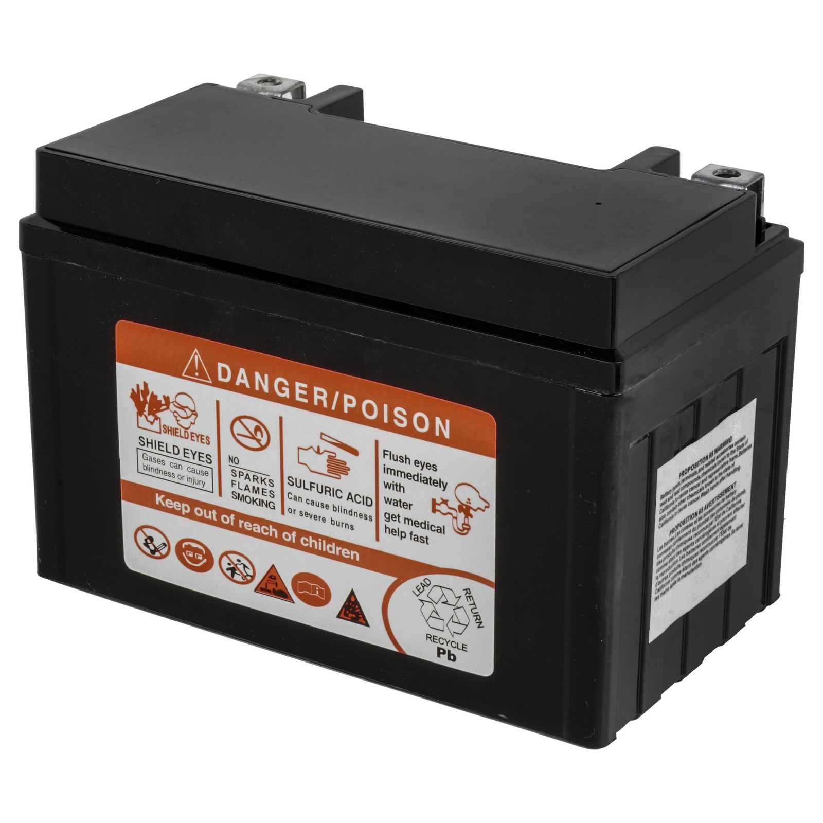 AGM Battery for Honda VT750C VT750Ca Shadow Aero 750 Abs 2004-2009