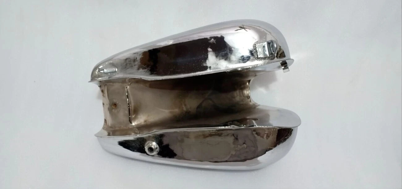 NSU Max Lux OSB 250 251 Standard year of manufacture 1953 Steel Chrome Fuel Tank Petrol