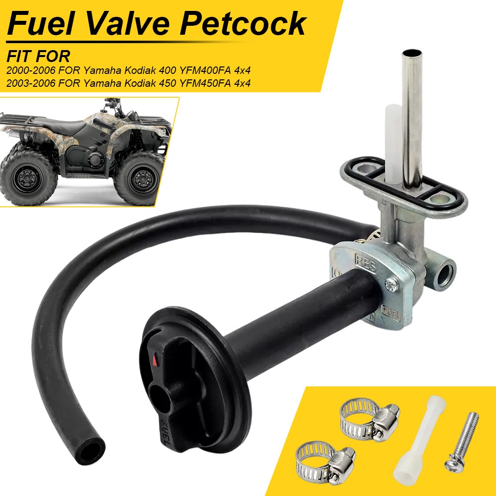 Gas Fuel Tank Switch Valve Petcock For 00-06 Yamaha Kodiak 400 YFM400FA 4×4 EXV