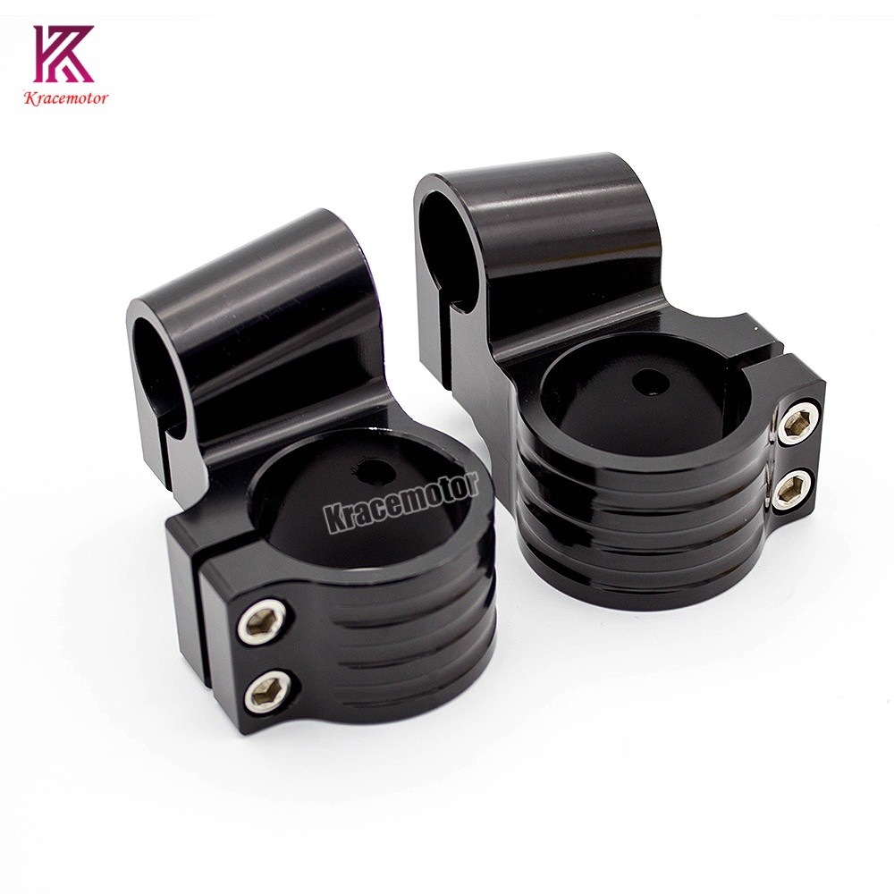 31-55mm Motorcycle Clip-Ons Handlebar Handle Bar Heads Mounts Mounting Clamps US