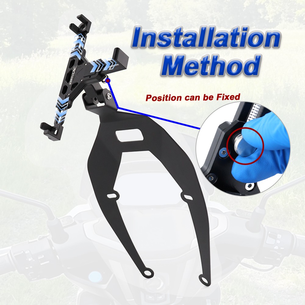 Fit For Yamaha N-MAX 125 / 155 2025-2026 Motorbike Aluminum Phone Holder Bracket