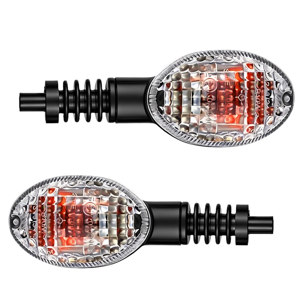 2X Clear Lens Turn Signal Light Indicator Blinker For KAWASAKI KLX125L 2013-2016