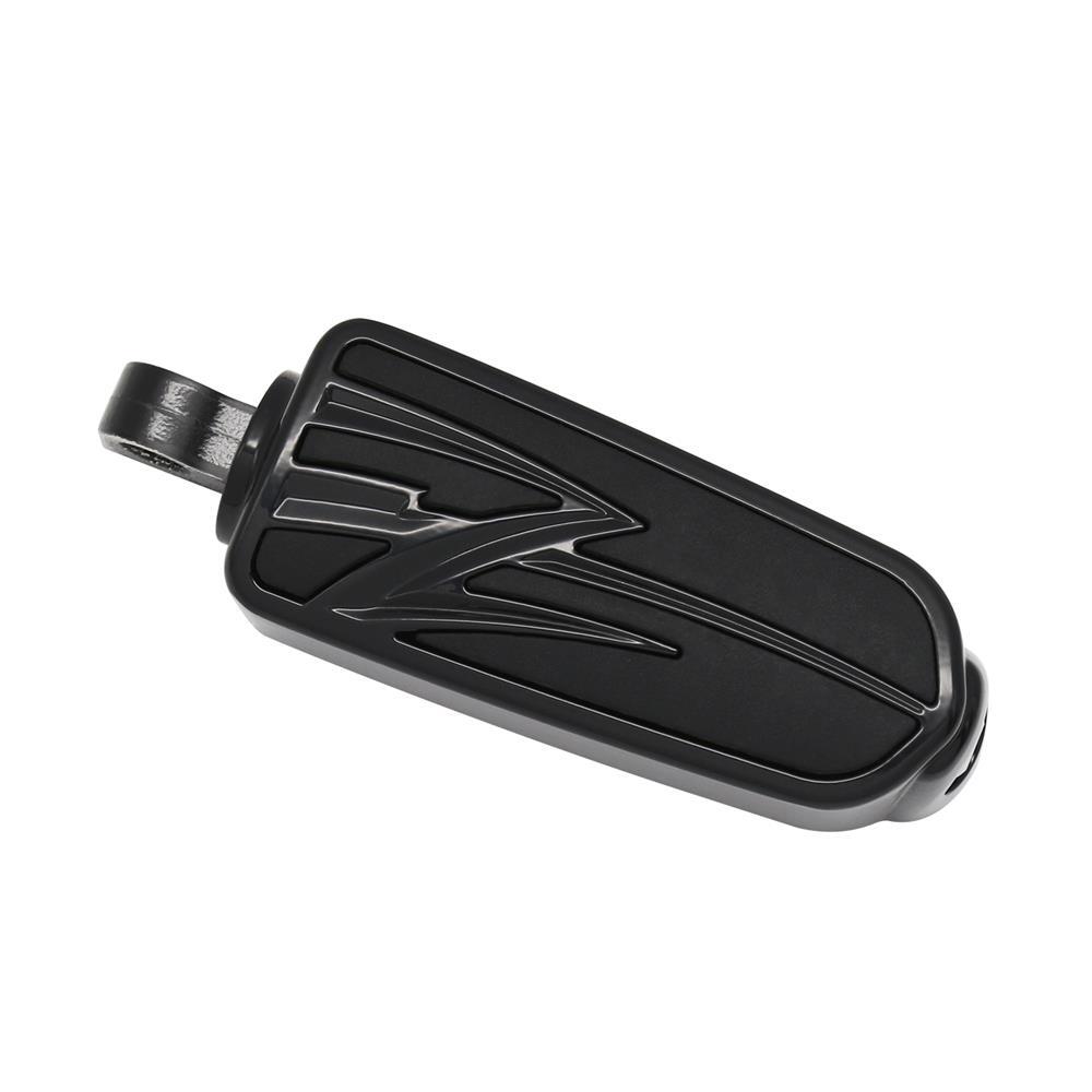 Black Pegs Footpegs Lightning Style For Harley Touring Road Glide King Models US