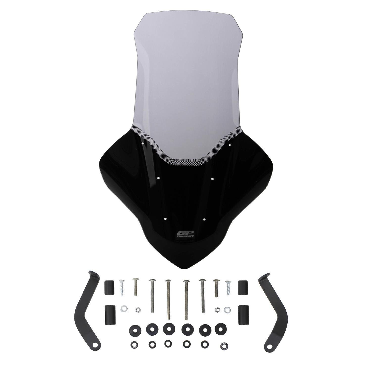 GP Kompozit Touring Windshield Smoked For Yamaha NMAX 125 / NMAX 155 2021-2024