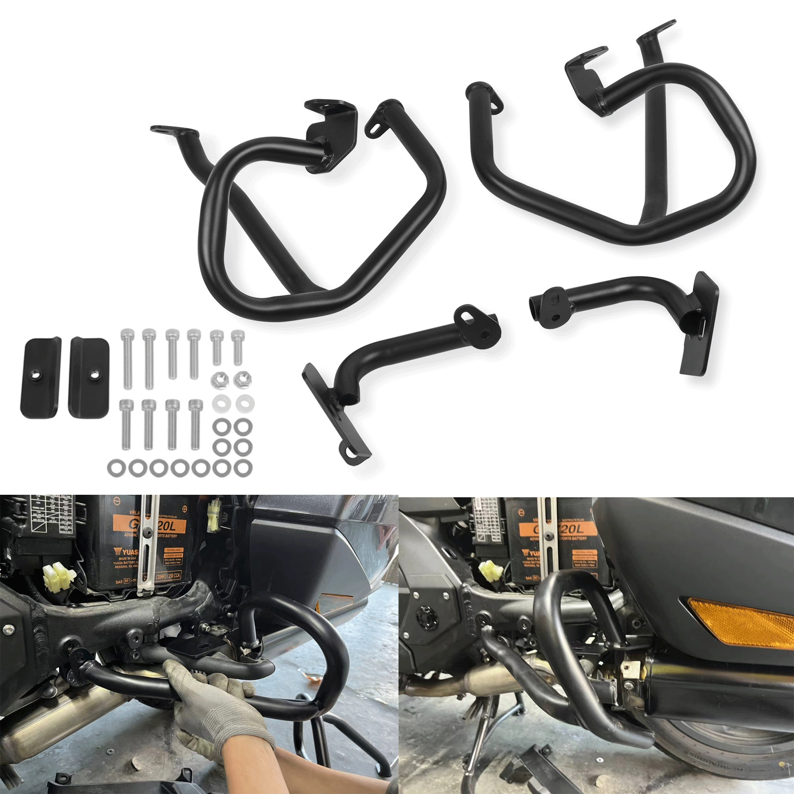 Saddlebag Crash Bars Rear Rails For Honda Goldwing 1800 GL1800 2018-2025 2022