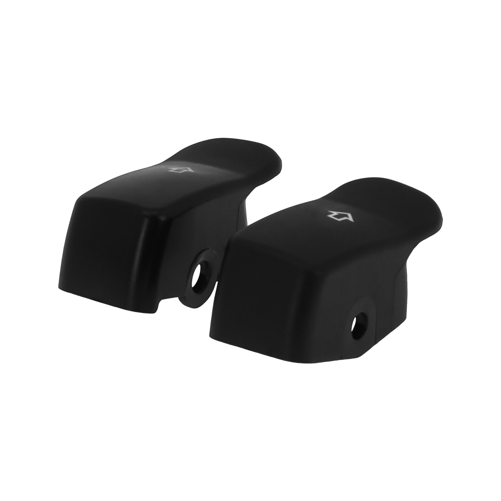 Black Extension Switch Button Cap Cover Turn Signal Fit For Dyna Sportster XL