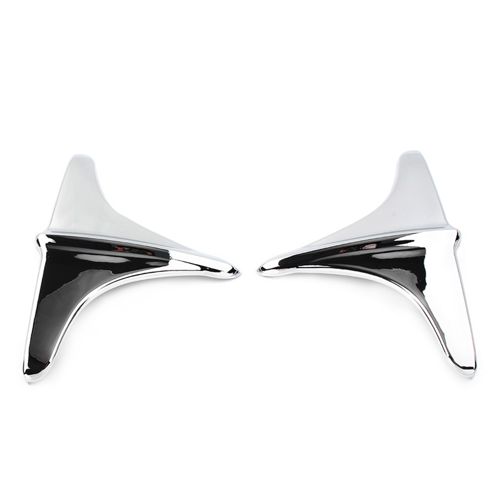 Chrome Rear Fender Accents Leading Front Edge Trim For Harley Touring 2009-2017