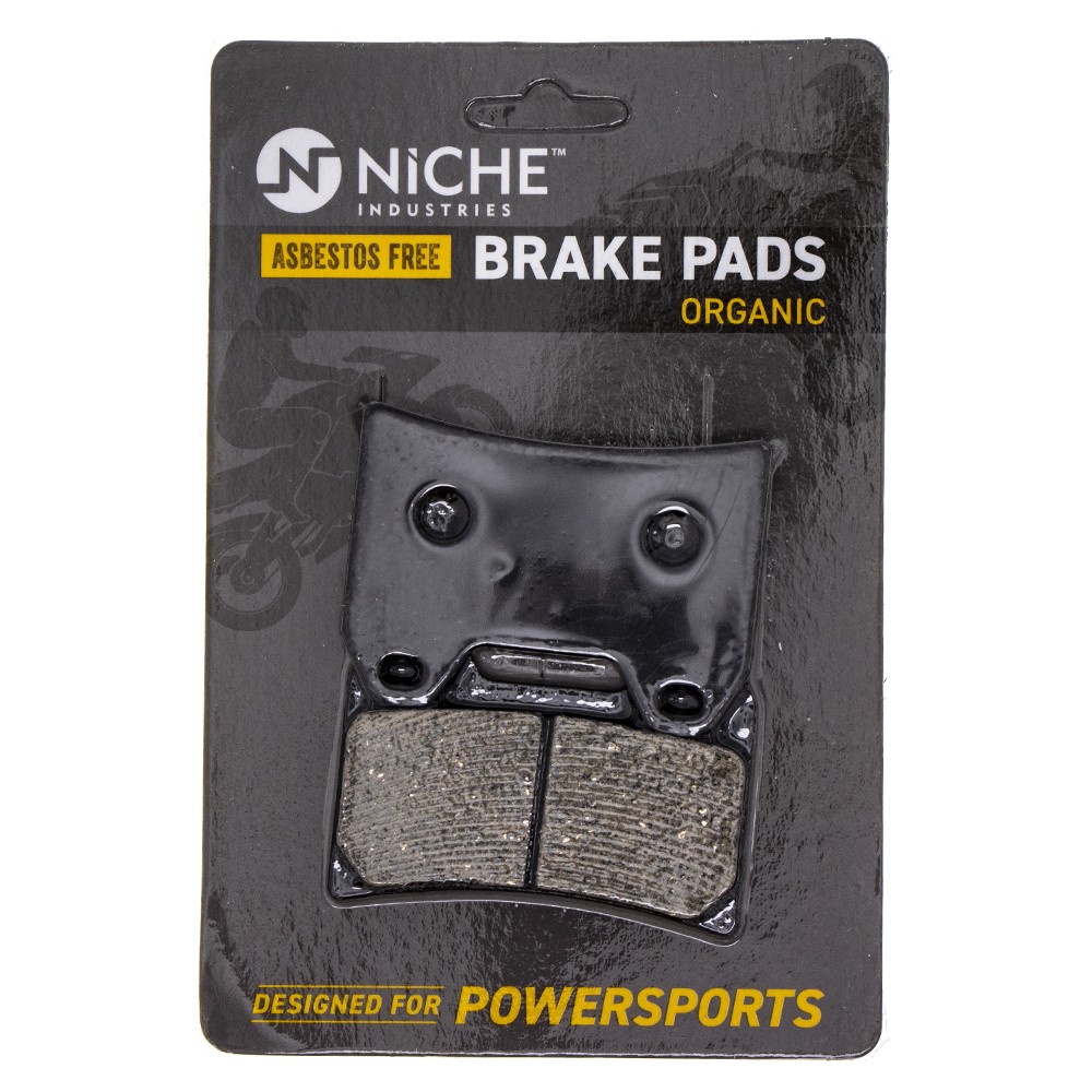 NICHE Brake Pad Set for Victory Touring Cruiser Kingpin Vegas Front Rear Organic