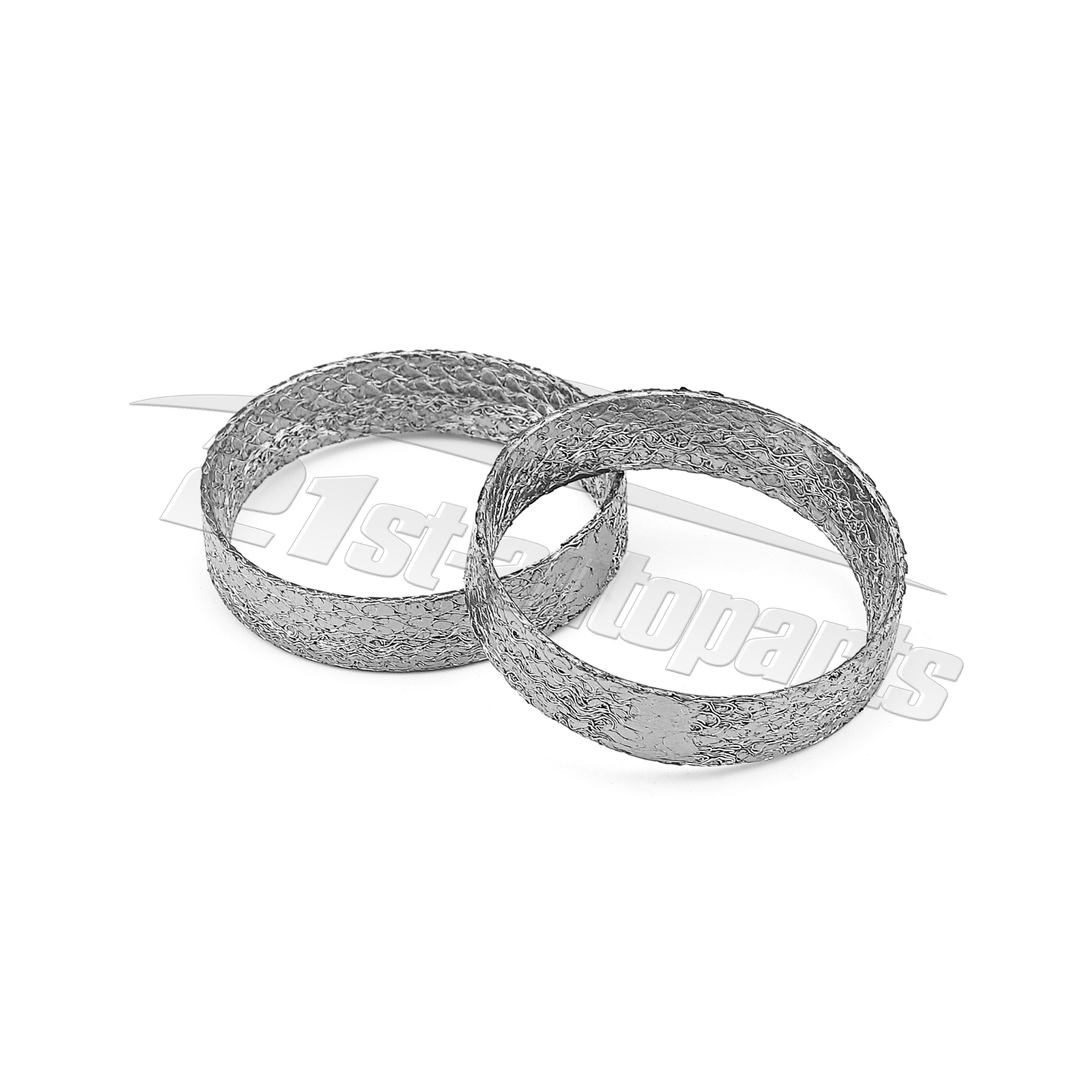 Exhaust Flange Install Kit Pair Flanges Gaskets Nuts Washers For Harley Big Twin