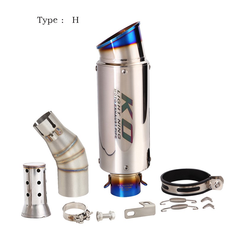Slip For CF-Moto Papio 125 XO-1 XO-2 2023-2026 Exhaust Mid Pipe Muffler Silencer