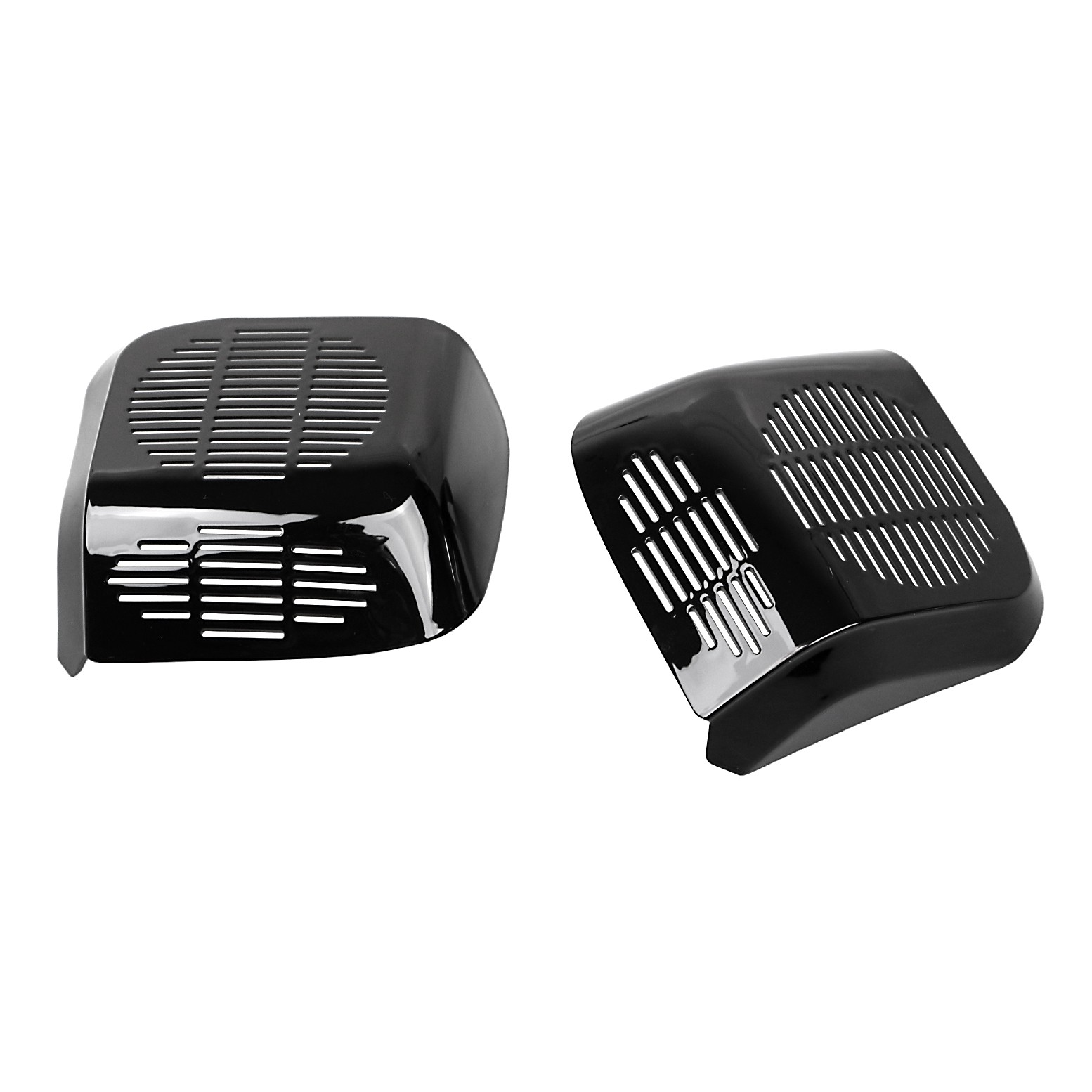 Gloss Black Rear Speaker Covers For Honda Goldwing 1500 GL1500 1988-2000 89 90