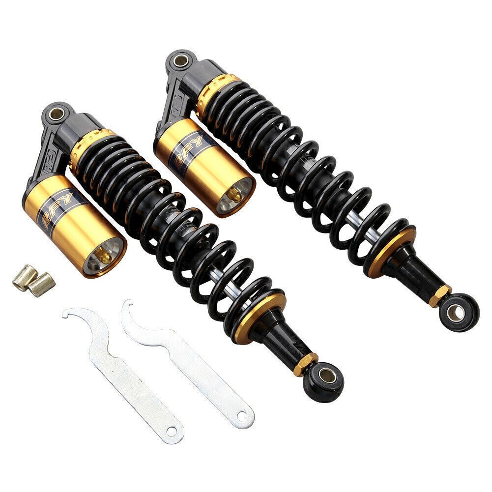 For Yamaha VMAX Honda Scooters ATV 340mm Air Shock Absorbers Suspension 13 3/8″
