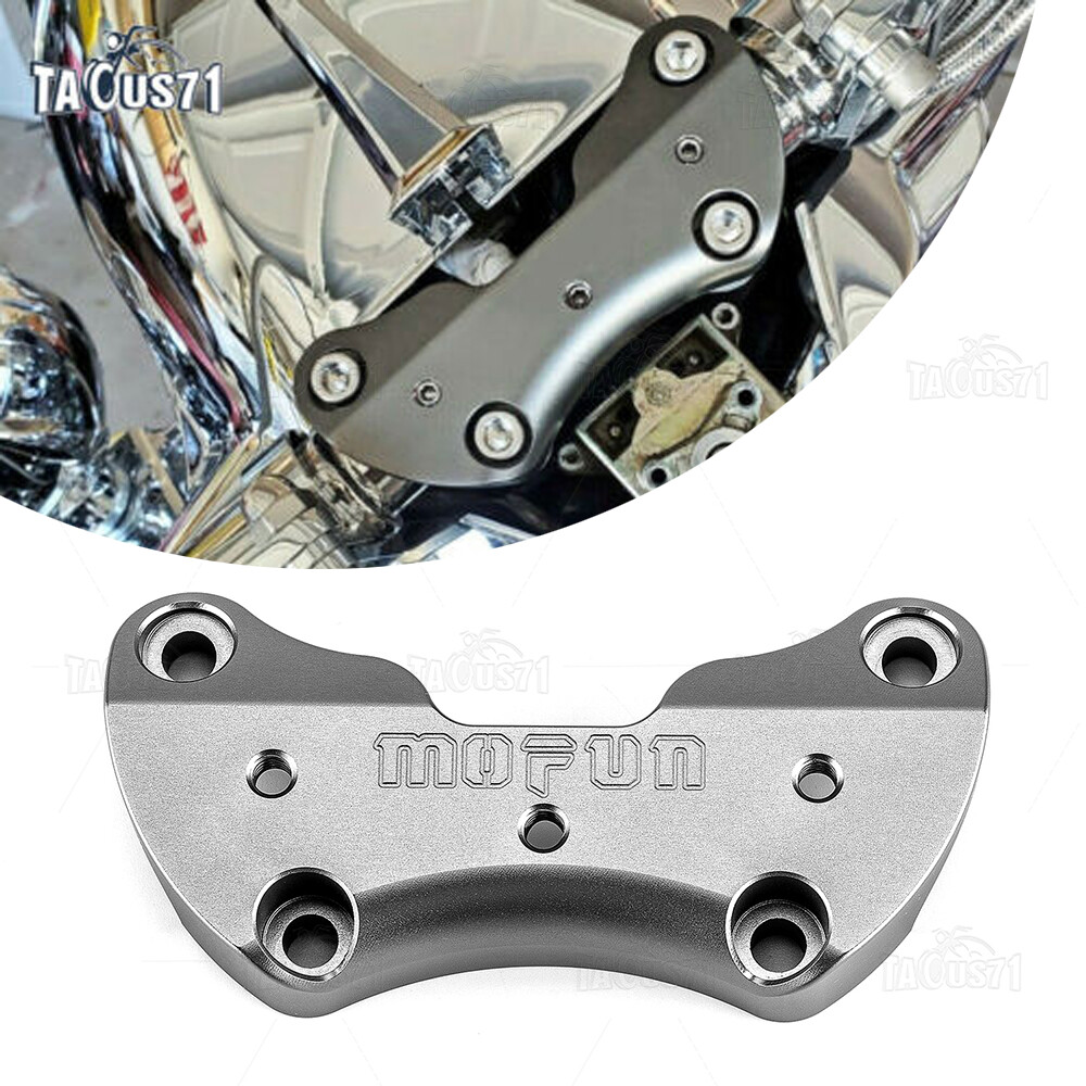 Anti-Slip Handlebar 1PC 1 inch 25mm Top Clamp For 1997 & up Harley Touring