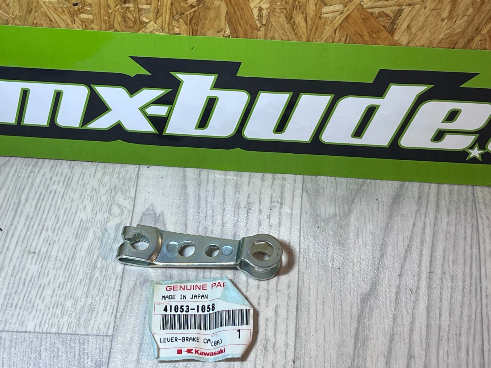 Kawasaki OEM BRAKE CAM LEVER 410531058 KX60 KX 60 85-03 brake lever brake lever