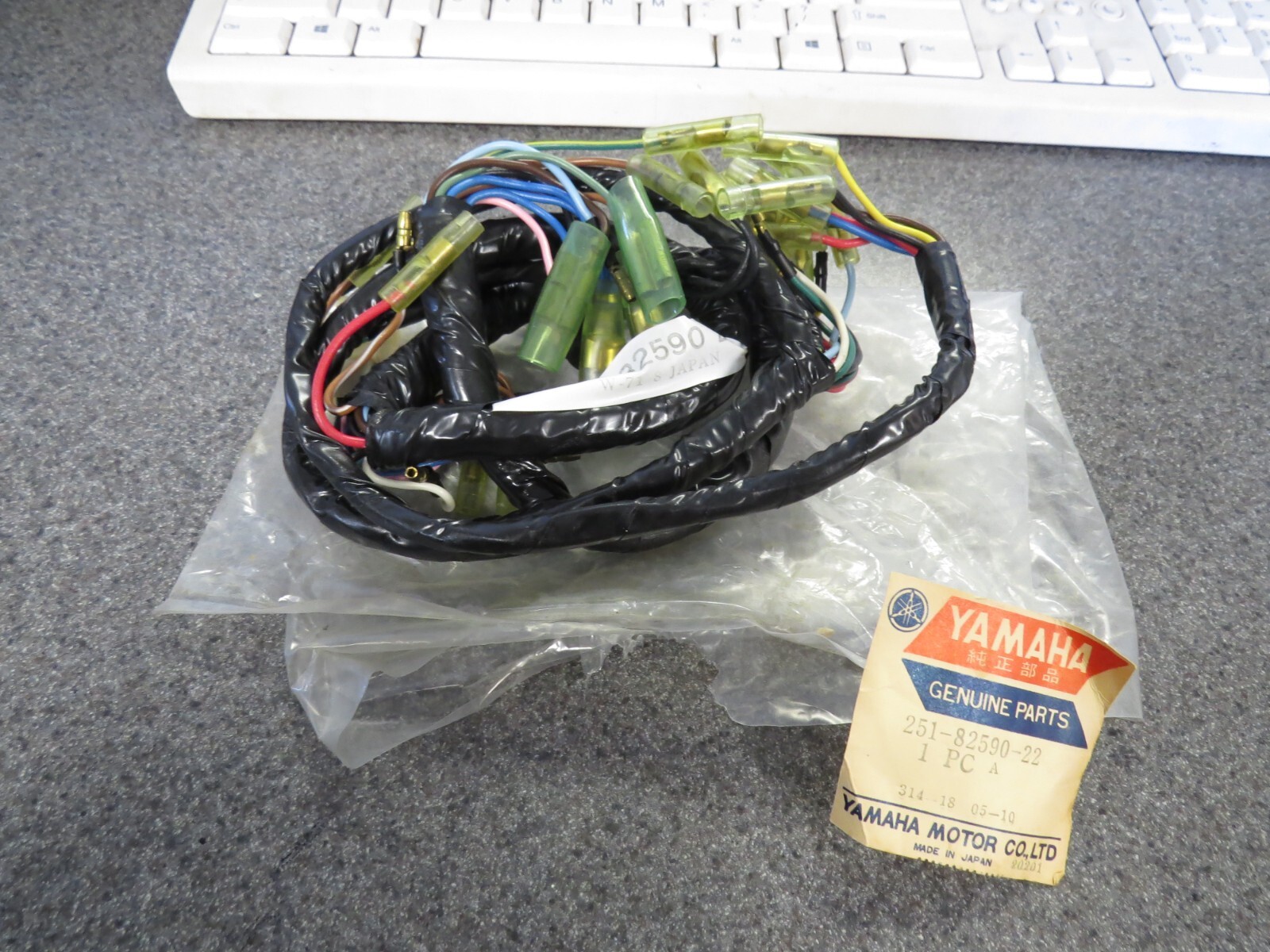 NOS OEM Yamaha Wire Harness Assembly 1969 CT1 1970 AT1MB # 251-82590-22