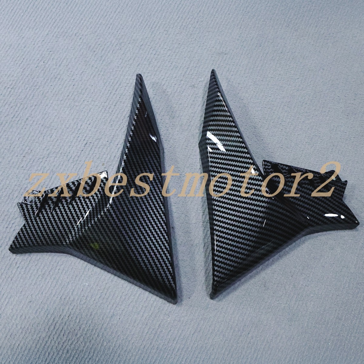 Black Carbon Fiber Painted Fairings Kit w/Tank For Kawasaki Z900 2020 -2024 Z900