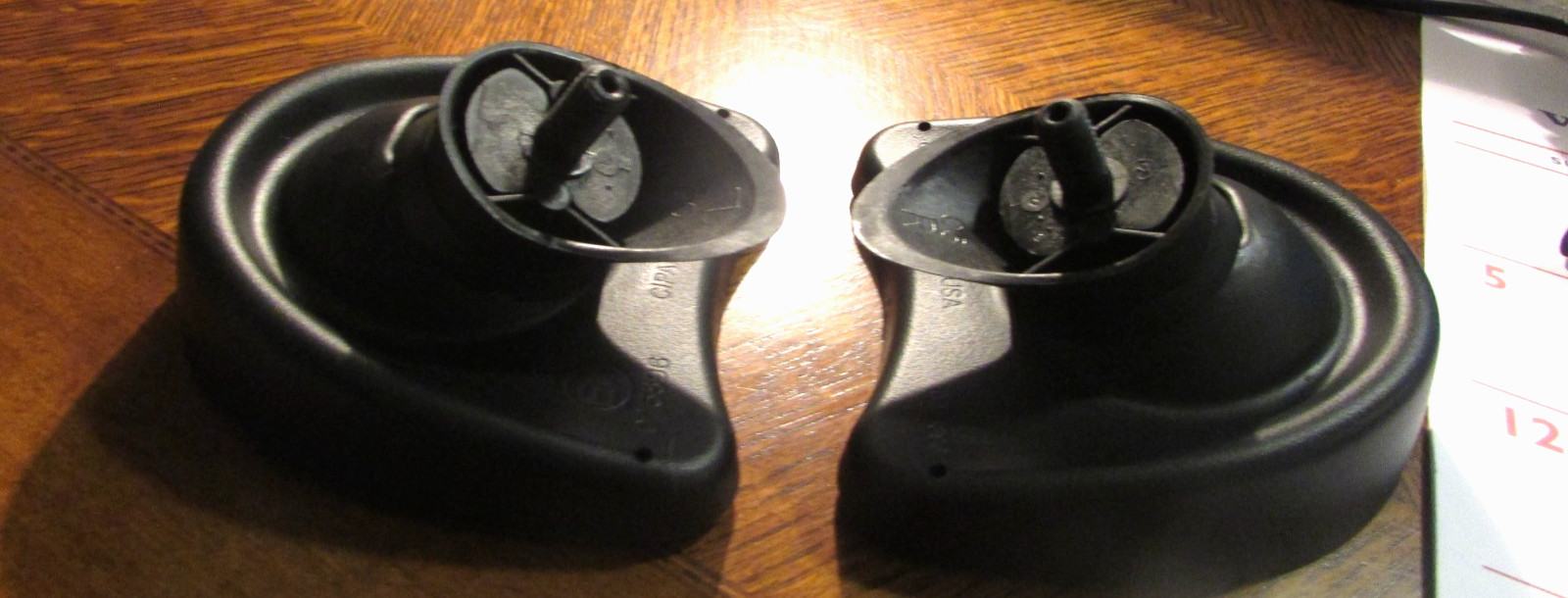 OEM HARLEY DAVIDSON FAIRING MIRRORS BLACK SET NEW 96-13 FLH W/BAR SHIELD L&R