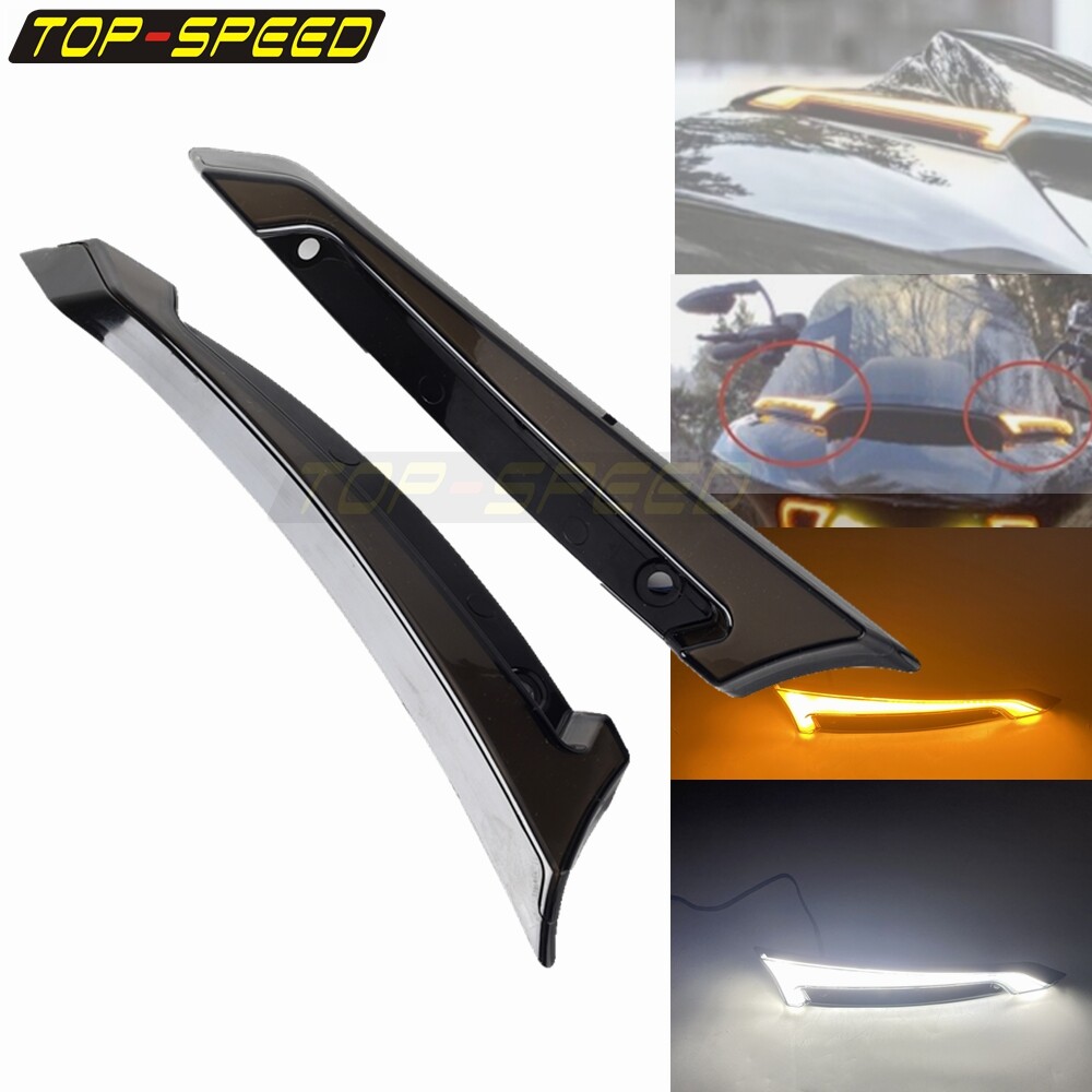 Diffused LED Lighting Windshield Decorative Light For Touring Road Glide 2015-UP