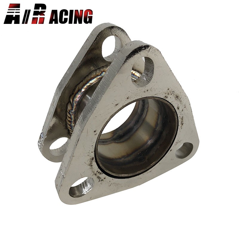 2.25″ 3 Bolt Mild Steel Flange Exhaust Muffler Pipe Extension Flange Adapter