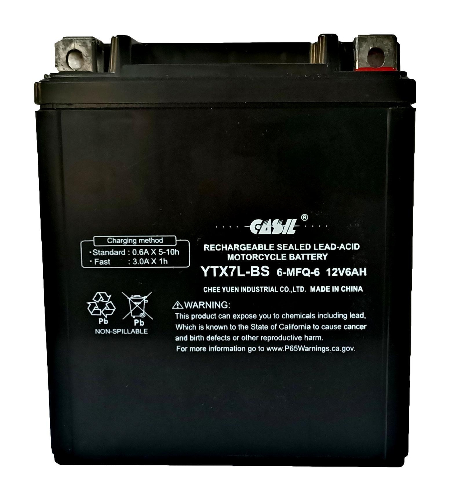 YTX7L-BS Motorcycle Battery for KAWASAKI 125CC BN125 Eliminator 2001 – 2010