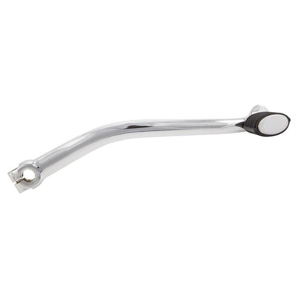 VESPA P125X P150X P200E CHROME KICKSTART LEVER WITH BLACK KICK START RUBBER