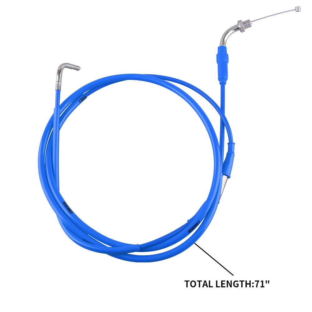 NIBBI Universal Motorcycle Throttle Cable 71″ Fits Kymco SYM GY6 Scooter Moped