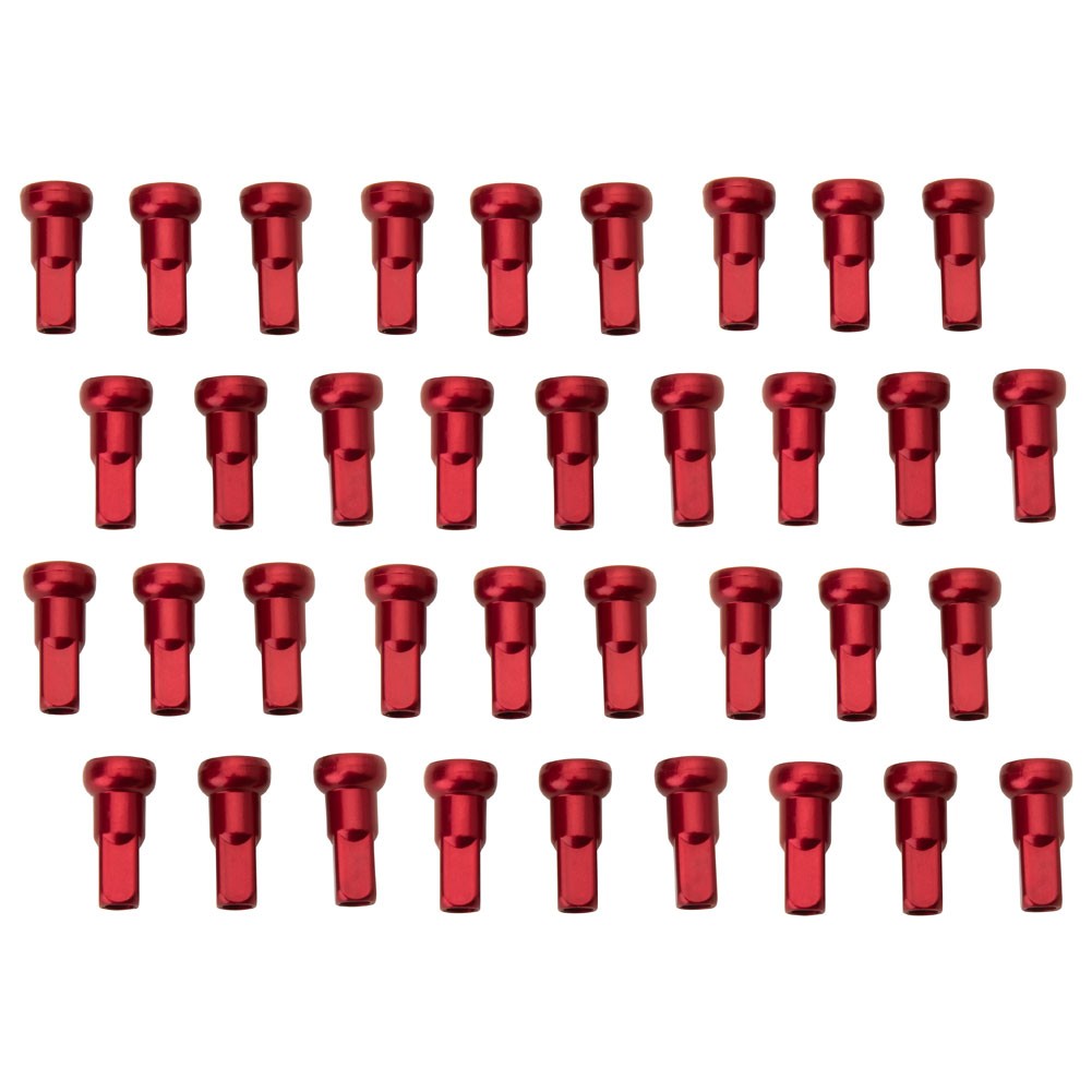 Tusk Impact Wheel Replacement Spoke Nipple Kit Front Red For Honda CRF450R Works