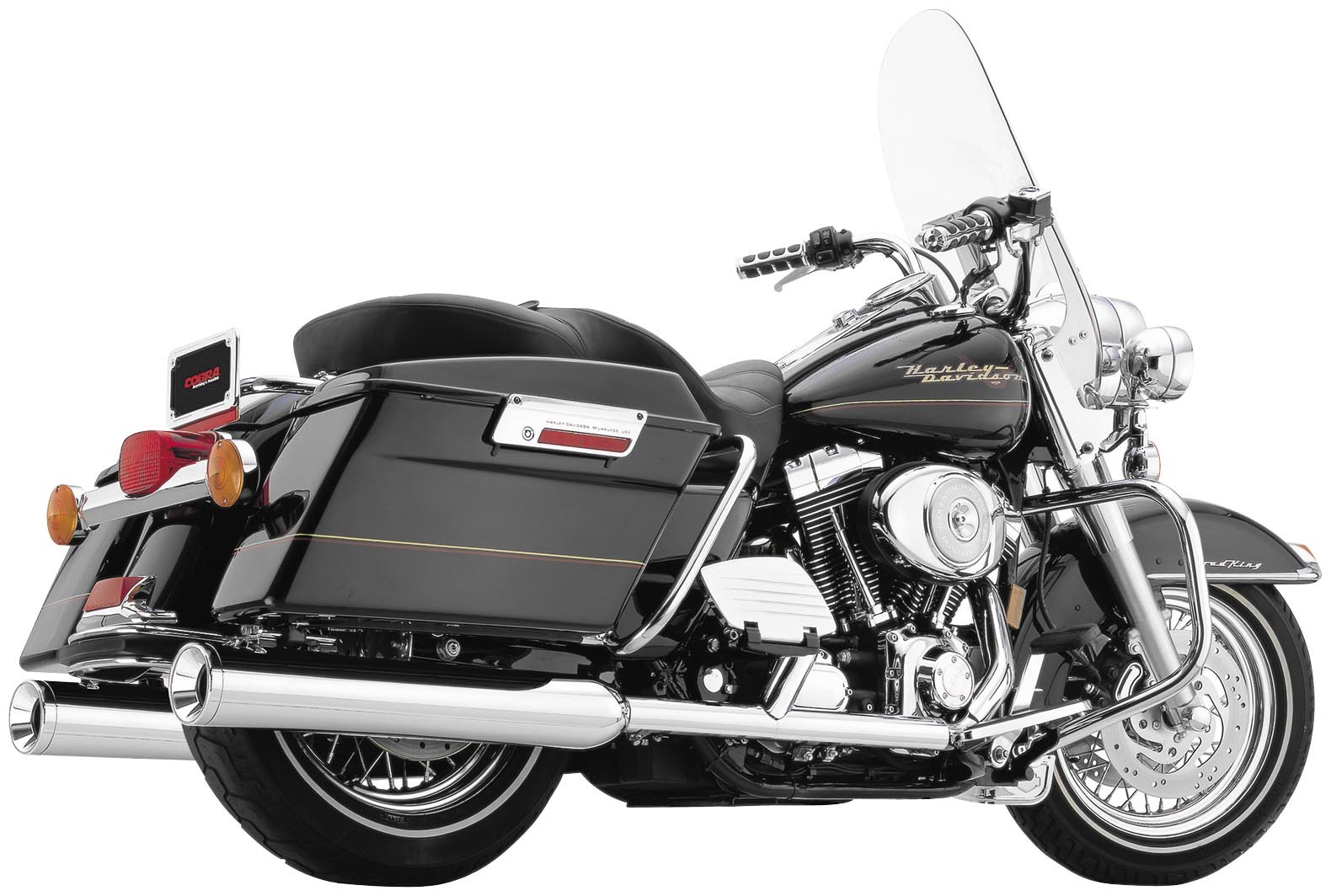 Cobra 6251 True Dual Head Pipes – Chrome Chrome