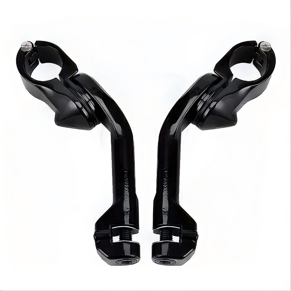 1 1/4″ 32mm Adjustable Highway Foot Pegs Peg Mount Kit For Harley Street Glide