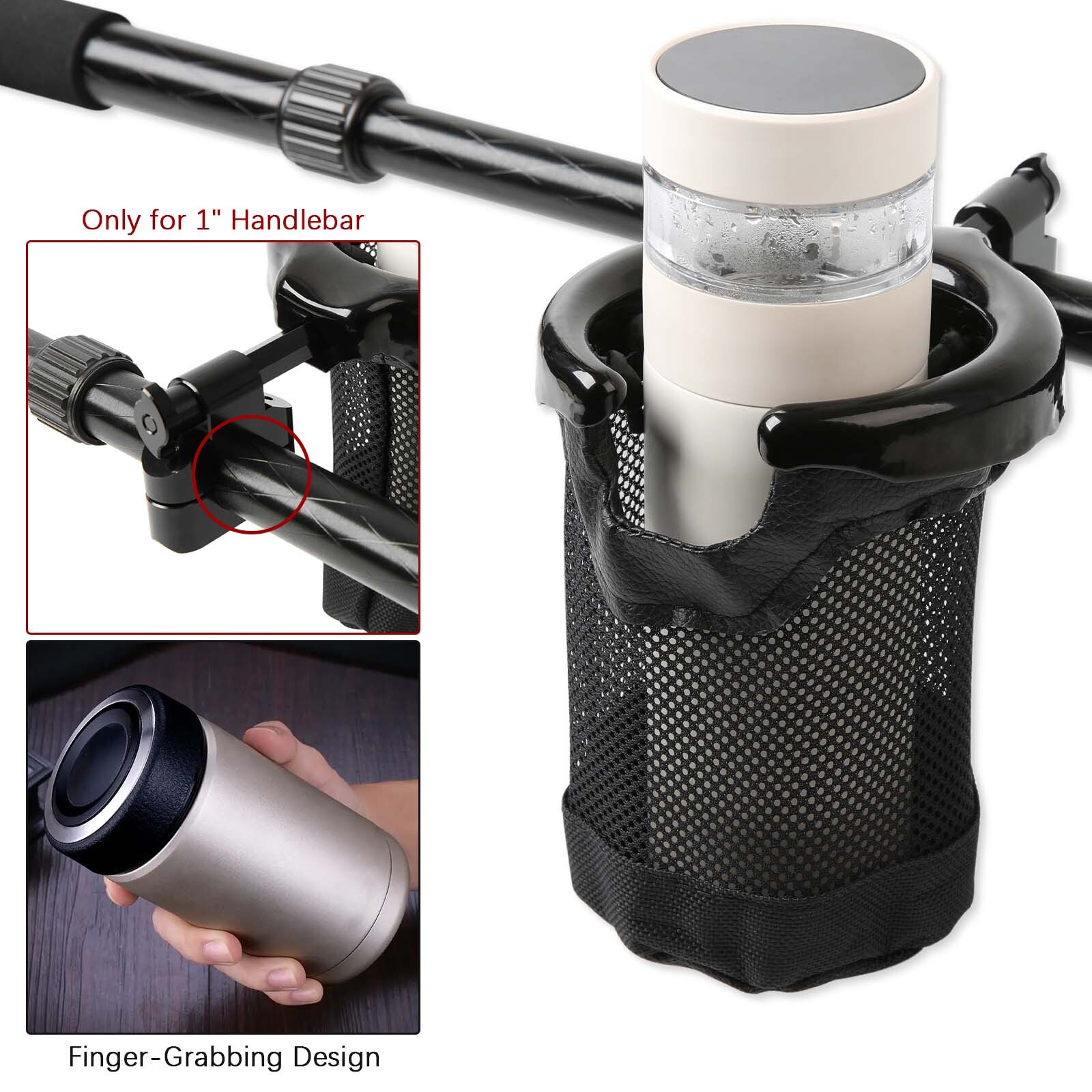 1″Motorcycle Handlebar Cup Holder Mount Drink Water Bottle For Can-Am Spyder