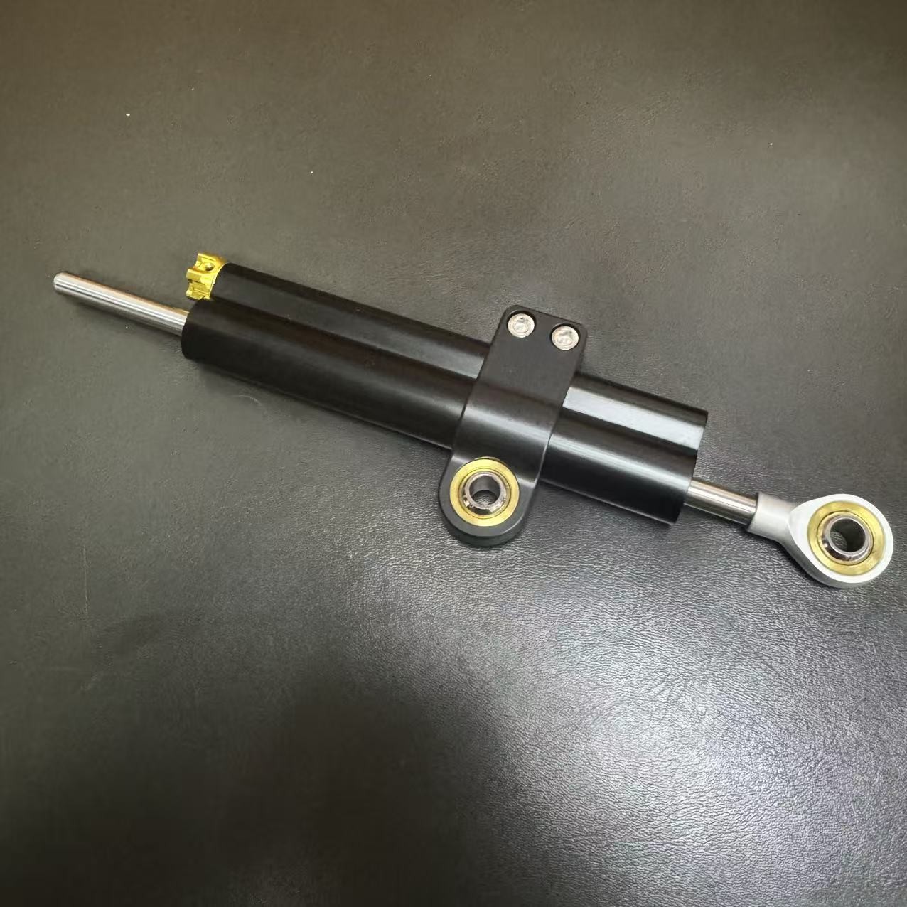 Ohlins Adjustable Steering Damper Stabilizer Universal Motorcycle Black 2-Tube