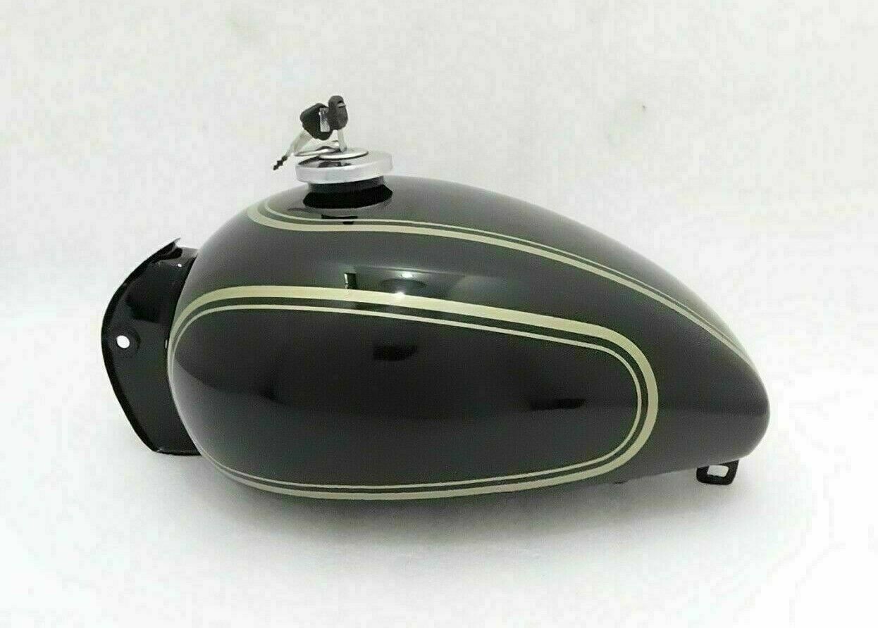 ROYAL ENFIELD BULLET 350CC PETROL FUEL GAS TANK LOCKABLE CHROME FUEL CAP & KEY
