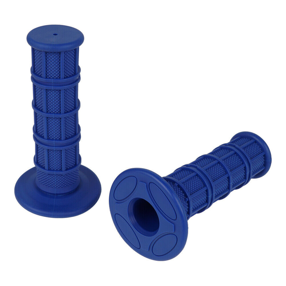 22mm 25mm 1″ Hand Grips Blue Handle Bars For Harley Yamaha Vmax 1200 1700 WR200