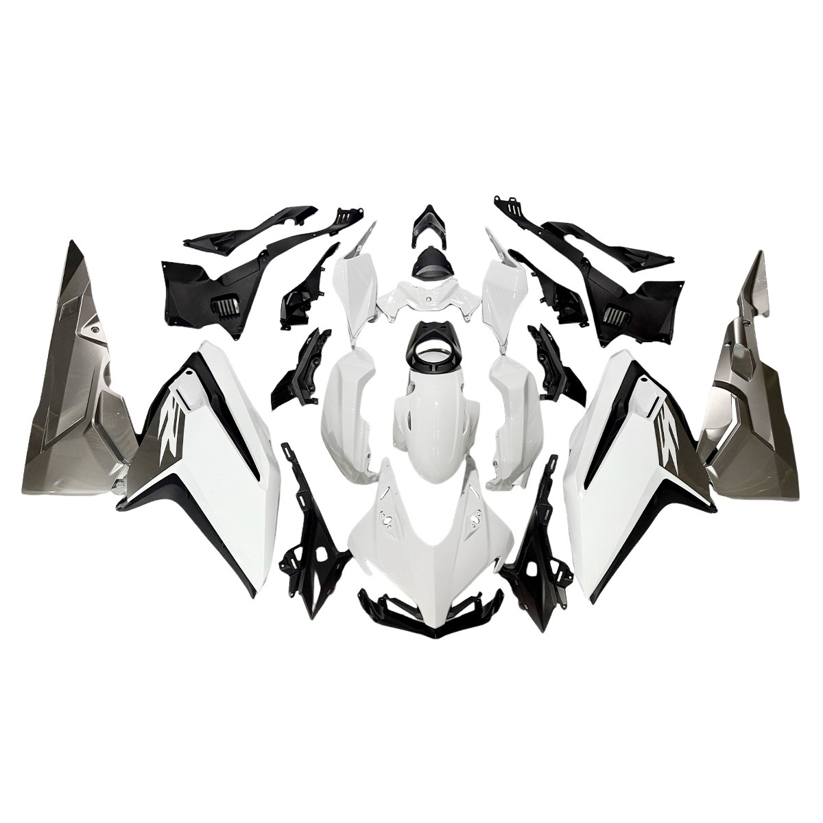 White Iron Gray Fairings for Honda CBR250RR 2023 2024 Plastic Injection Bodywork