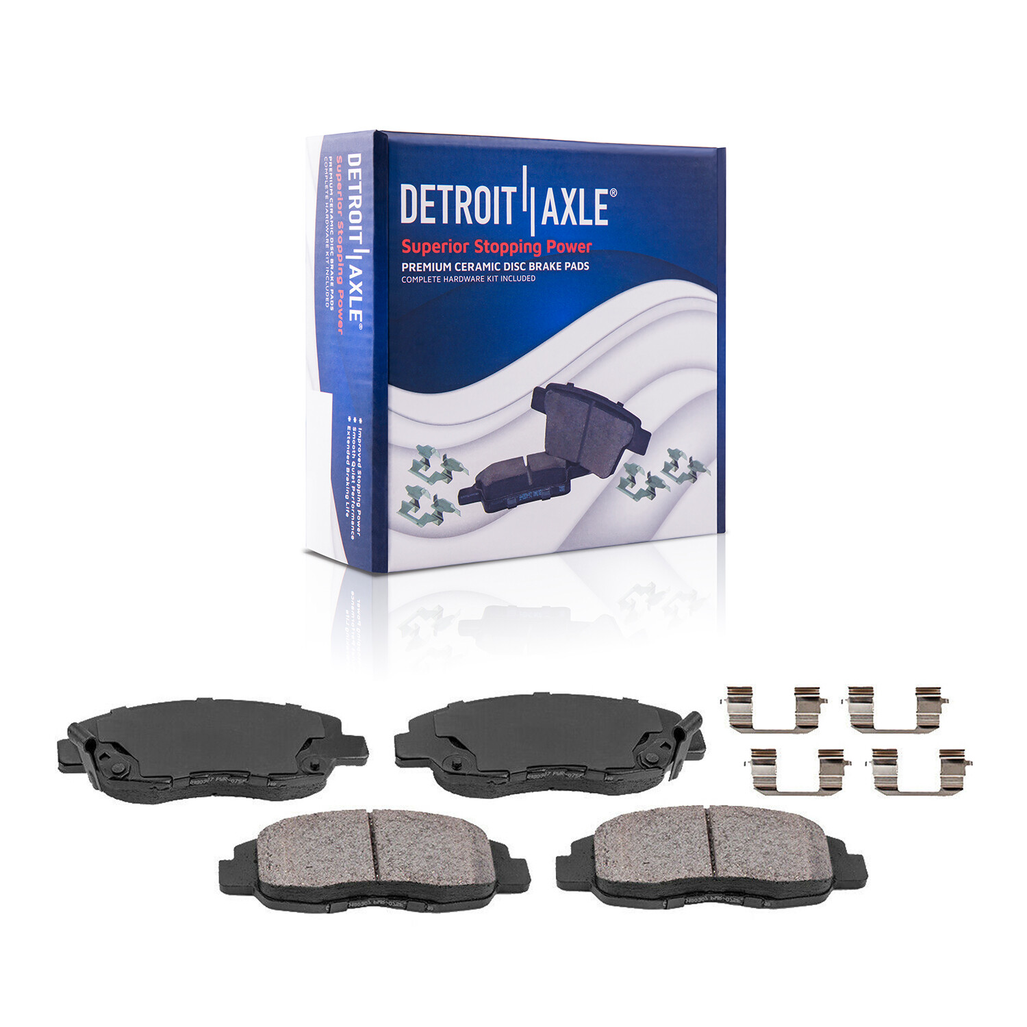 8pc Front Drilled Rotors Calipers & Brake Pads for Honda Civic Insight Acura EL