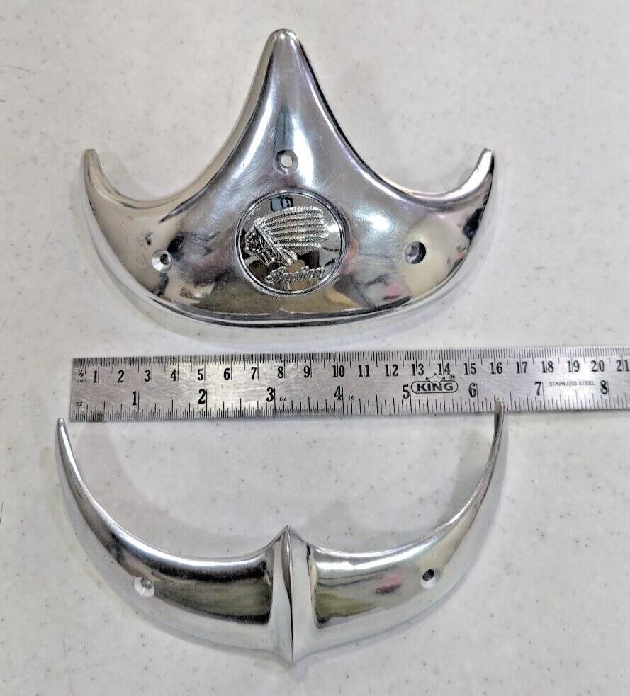 FRONT + REAR FENDER TIP 6″ wider FOR INDIAN MOTORCYCLE 1940-53 ONLY.