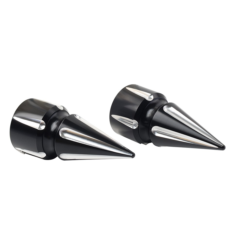 Front Axle Cap Nut Cover 3.6″ Inch Fits Harley Softail 07+ Dyna 08+ Street