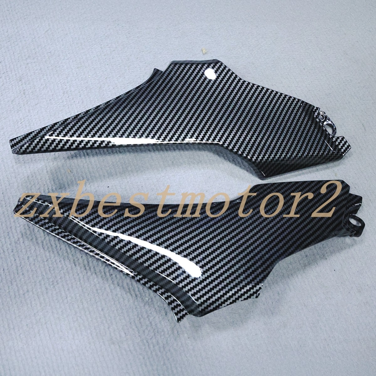 Black Carbon Fiber Painted Fairings Kit w/Tank For Kawasaki Z900 2020 -2024 Z900