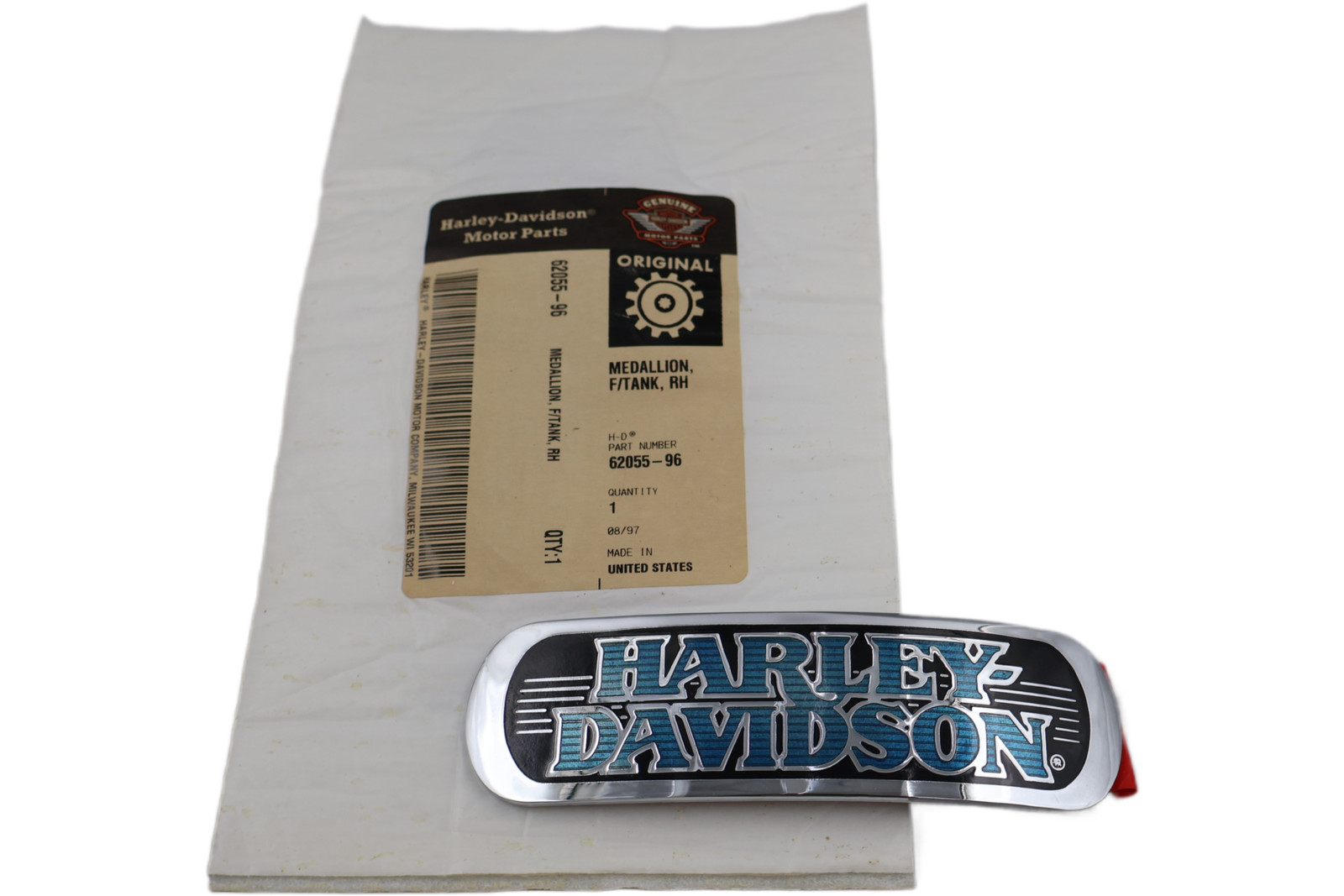 62055-96 NEW OEM 1996 HARLEY-DAVIDSON FXSTSB SPRINGER BAD BOY RIGHT TANK