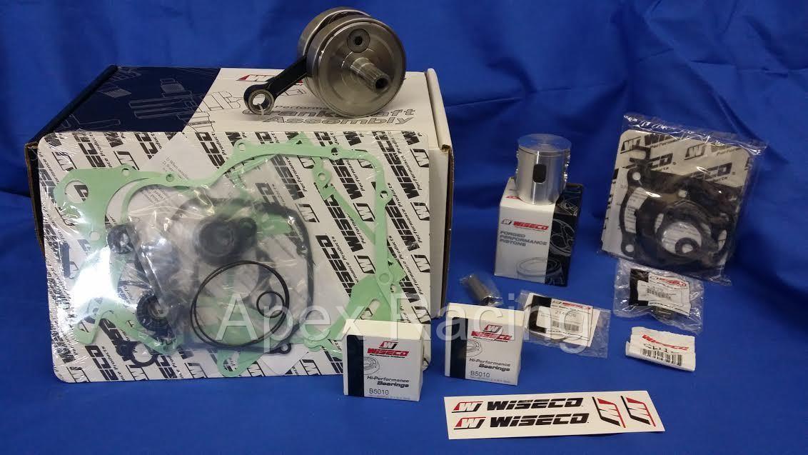 WISECO Top Bottom End Kawasaki 2000-2005 KX65 Engine Rebuild Kit Crank / Piston