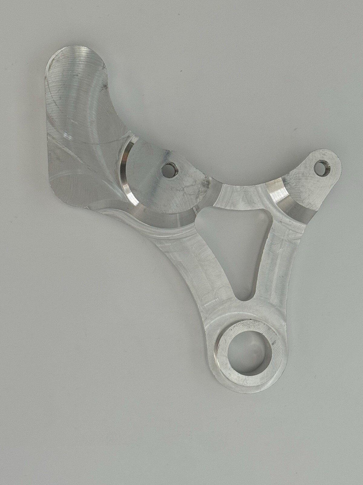 USA-MADE RAW BILLET 87-99 SOFTAIL REAR BRAKE CALIPER BRACKET HARLEY NO REDUCER