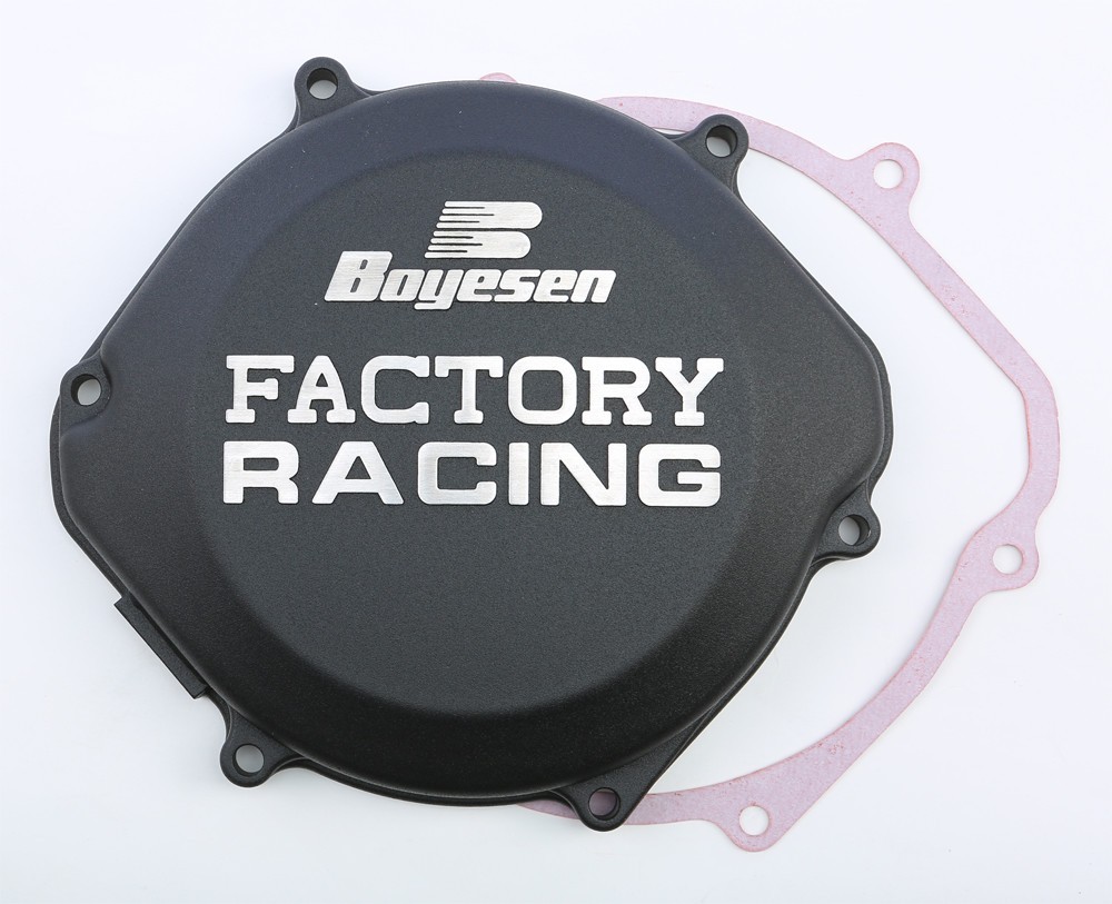 Boyesen Factory Clutch Cover Black For HONDA CR250R CR500R 1987-2001