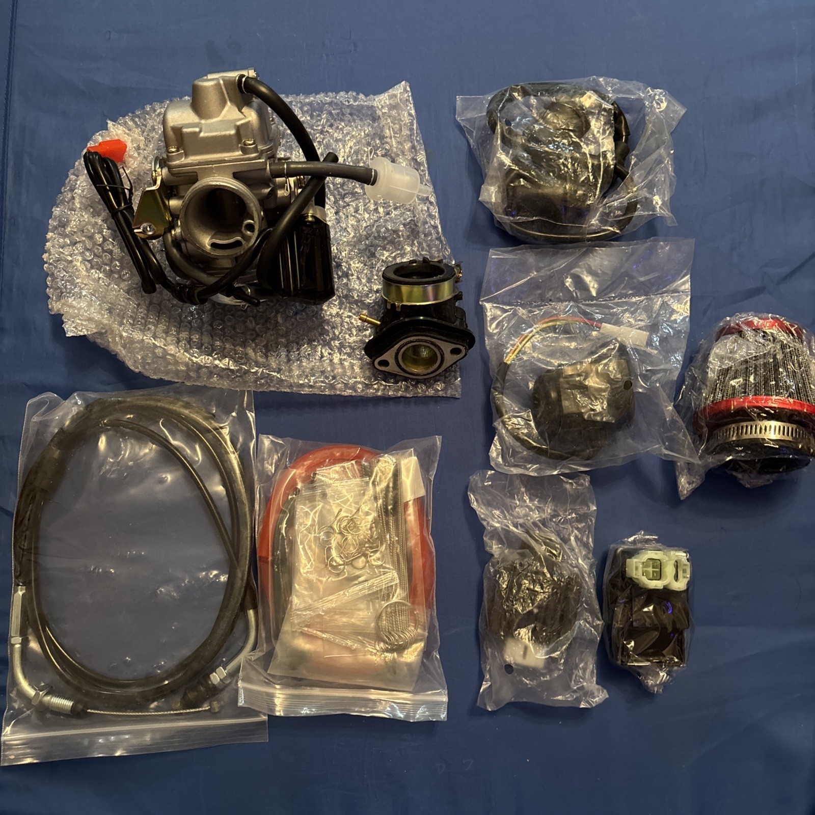 EOPOAYI GY6 150cc Carburetor Kit (EO-CB150-01, PD24J) Open Box